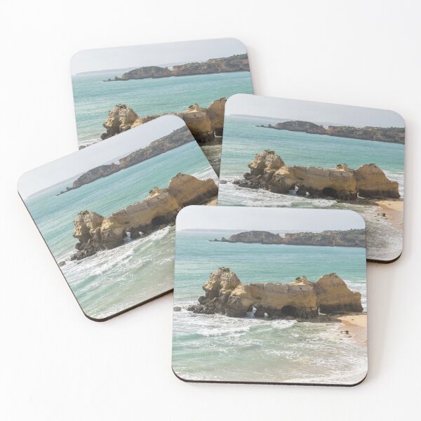 Item preview, Lacy Seafoam and Seastacks - Praia dos Tres Castelos Beach Portimao Portugal designed and sold by Georgia Mizuleva.