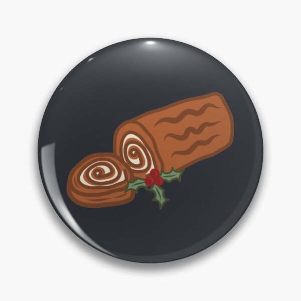 Item preview, Cozy Retro Yule Log Holly Berry Vintage Aesthetic Pagan Christmas Pattern  designed and sold by retroyule.