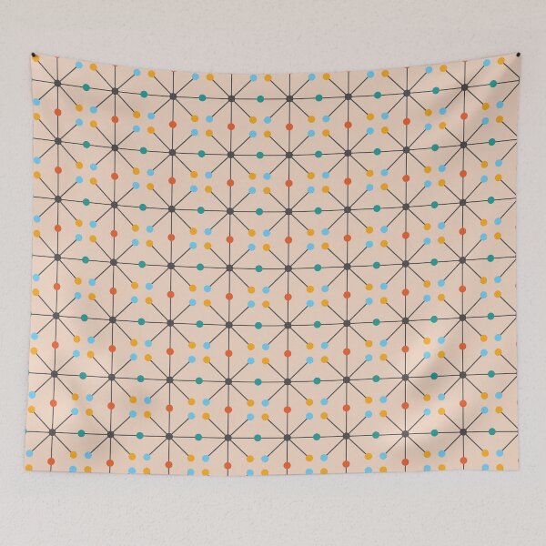 Item preview, Squares, Circles and Crosses | Mid-Century Modern Art designed and sold by rsty11.
