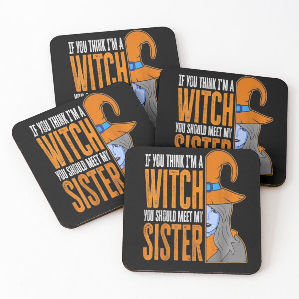 Item preview, If You Think I'm A Witch You Should Meet My Sister designed and sold by StoreRahhal.