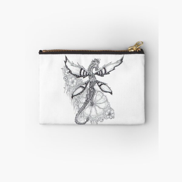 Item preview, Chrome butterfly - dragon drawing design t-shirt designed and sold by Alessandro Portavoce.
