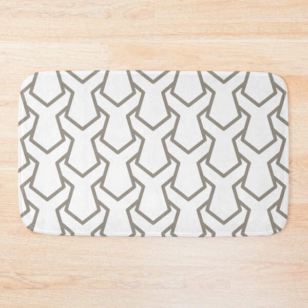 Artikelvorschau, Brown and White Tessellation Line Pattern 11 Pairs Sherwin Williams 2022 Popular Color Felted Wool SW 9171 entworfen und verkauft von ColorOfTheYears.