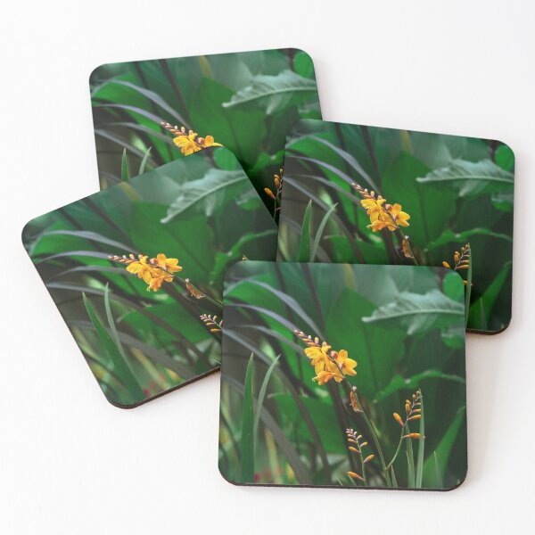 Item preview, Orange flowers at an autumn garden designed and sold by Amalus-files.