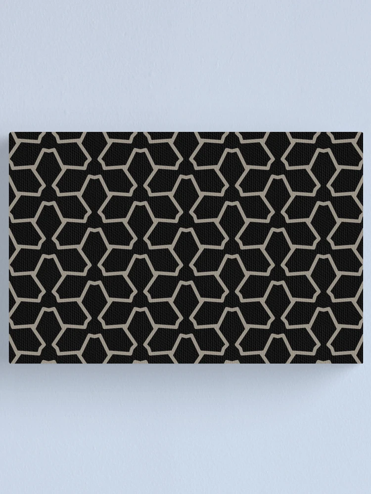 Imagen 1 de 3, Lienzo con la obra Brown and Black Tessellation Line Pattern 24 Pairs Sherwin Williams 2022 Popular Color Felted Wool SW 9171, diseñada y vendida por ColorOfTheYears.
