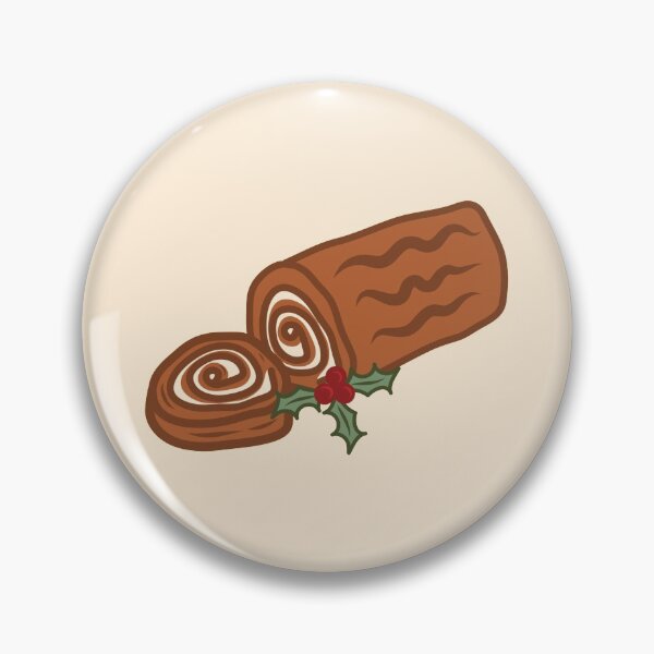 Item preview, Cozy Retro Yule Log Holly Berry Vintage Aesthetic Pagan Christmas Pattern  designed and sold by retroyule.