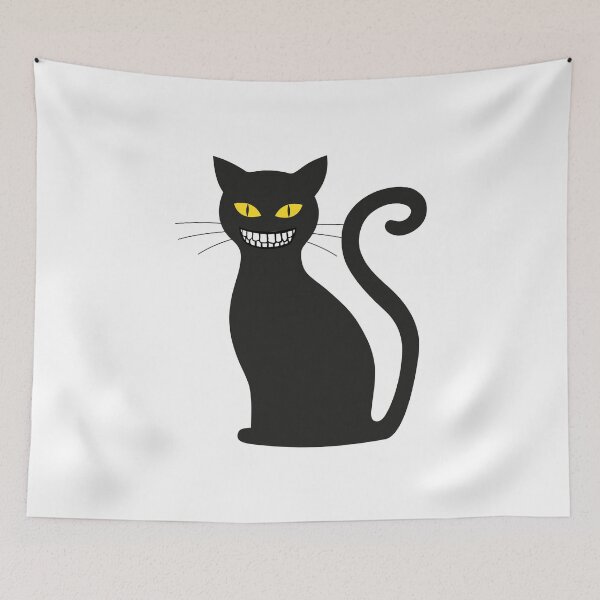 Item preview, Smiling Black cat designed and sold by LMADesigns.