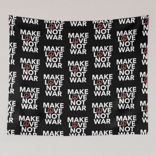 Item preview, Make_love_not_war designed and sold by BeRudeShop.