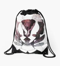 nagging thoughts Drawstring Bag