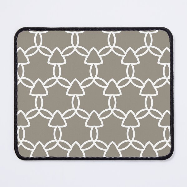 Artikelvorschau, Brown and White Tessellation Line Pattern 29 Pairs Sherwin Williams 2022 Popular Color Felted Wool SW 9171 entworfen und verkauft von ColorOfTheYears.