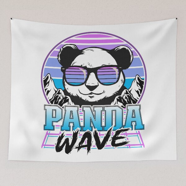 Item preview, Pastel Goth Japanese Kawaii Retrowave Panda Wave designed and sold by Stronzi.