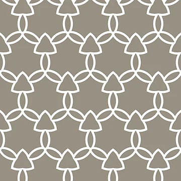 Imagen de la obra Brown and White Tessellation Line Pattern 29 Pairs Sherwin Williams 2022 Popular Color Felted Wool SW 9171 de ColorOfTheYears