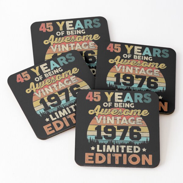 Item preview, 45 Years Old Vintage 1976 Limited Edition 45th Birthday designed and sold by Kelly993.
