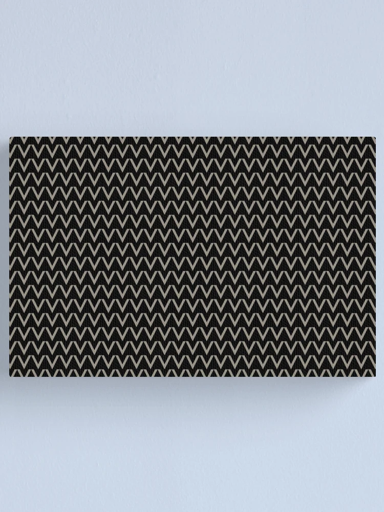 Imagen 1 de 3, Lienzo con la obra Brown and Black V Shape Chevron Pattern Pairs Sherwin Williams 2022 Popular Color Felted Wool SW 9171, diseñada y vendida por ColorOfTheYears.