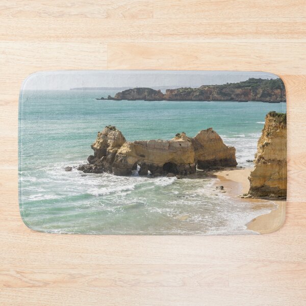 Item preview, Lacy Seafoam and Seastacks - Praia dos Tres Castelos Beach Portimao Portugal designed and sold by Georgia Mizuleva.