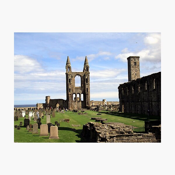 St Andrews' Cathedral - another angle Photographic Print