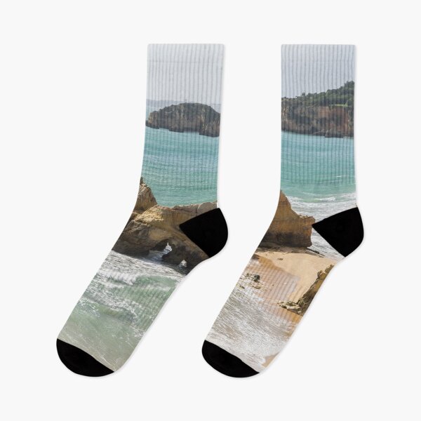 Item preview, Lacy Seafoam and Seastacks - Praia dos Tres Castelos Beach Portimao Portugal designed and sold by Georgia Mizuleva.