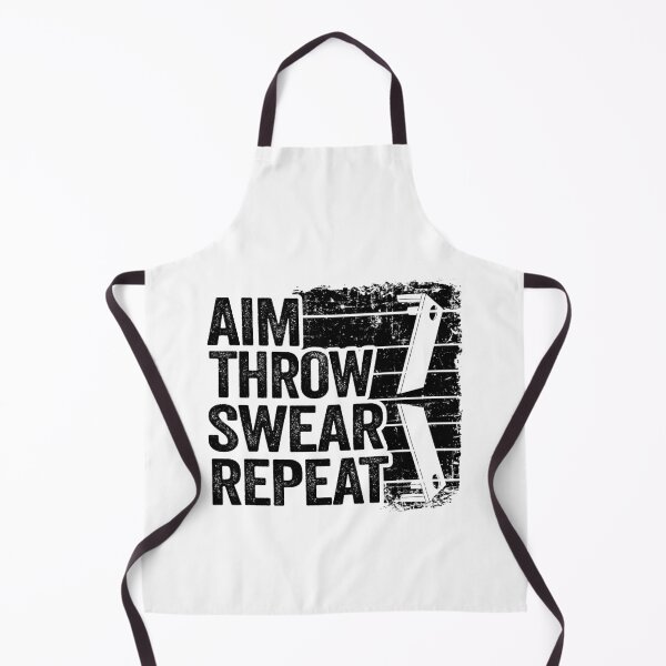 Item preview, Aim Throw Swear Repeat Corn Hole Bean Bag Toss Cornhole designed and sold by Stronzi.