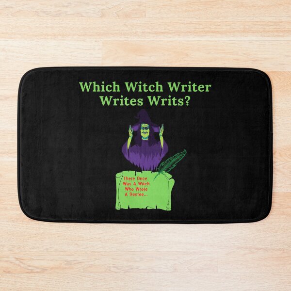 Item preview, Which Witch Writer Writes Writs designed and sold by TheKnightWriter.