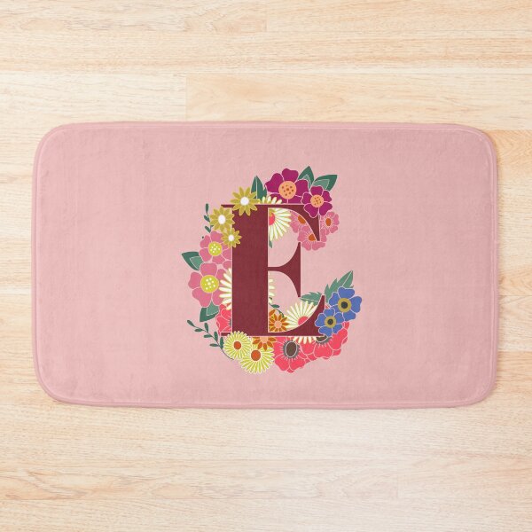 Item preview, Floral Monogram E designed and sold by ByThaisQ.