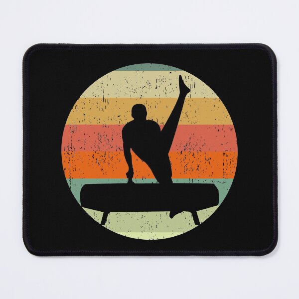 Item preview, Male Gymnast Sunset Pommel Horse Mens Gymnastics designed and sold by Epic Love Designs.