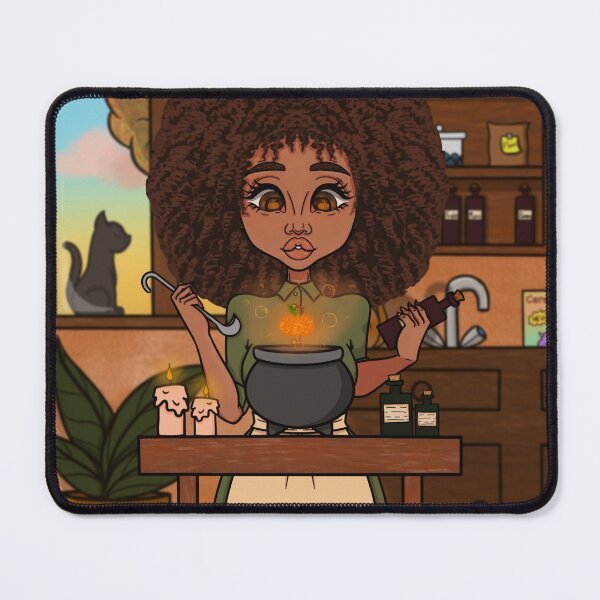 Item preview, Witch making a potion  designed and sold by EnoraLoveDaisy.