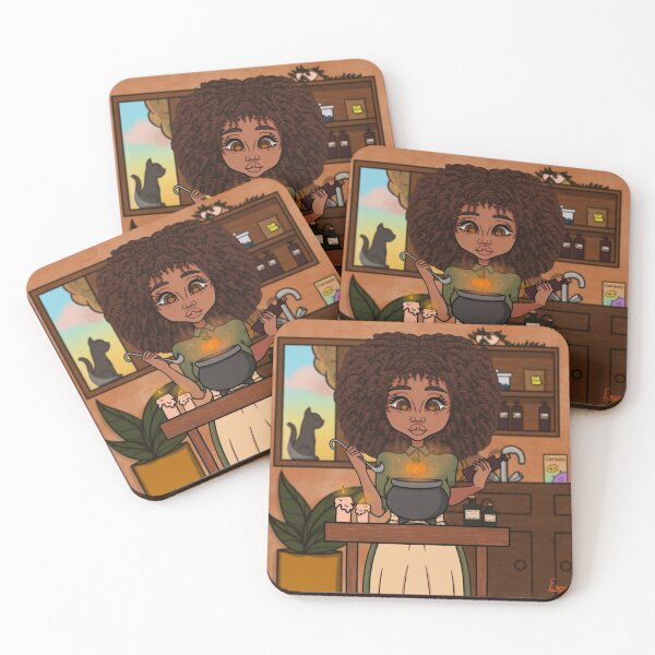 Item preview, Witch making a potion  designed and sold by EnoraLoveDaisy.