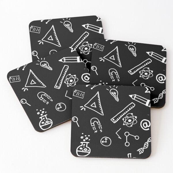 Item preview, Back to school math background science research notebook designed and sold by AnadAA.