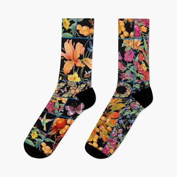 Item preview, Black patchwork designed and sold by fairytaleprints.