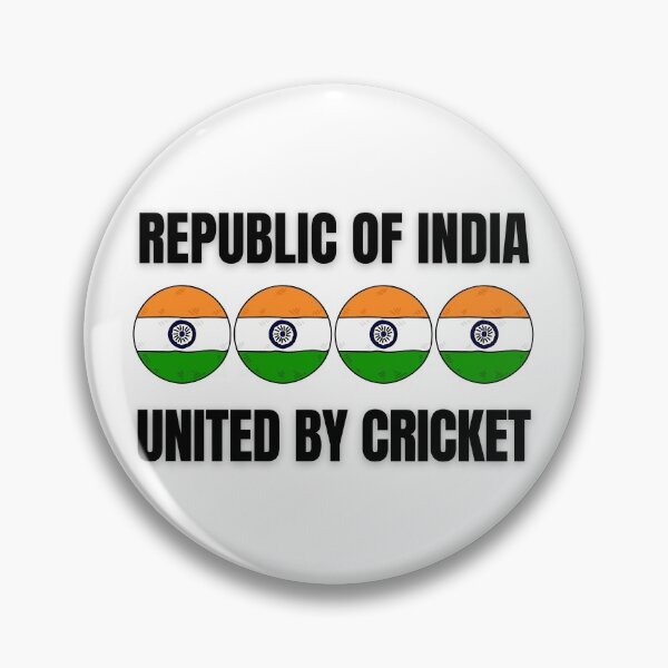 Item preview, Republic Of India United By Cricket Game designed and sold by PHLDesign.