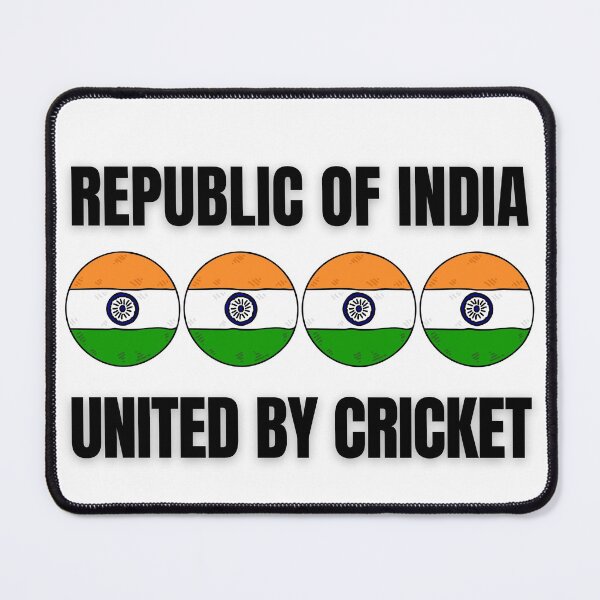 Item preview, Republic Of India United By Cricket Game designed and sold by PHLDesign.