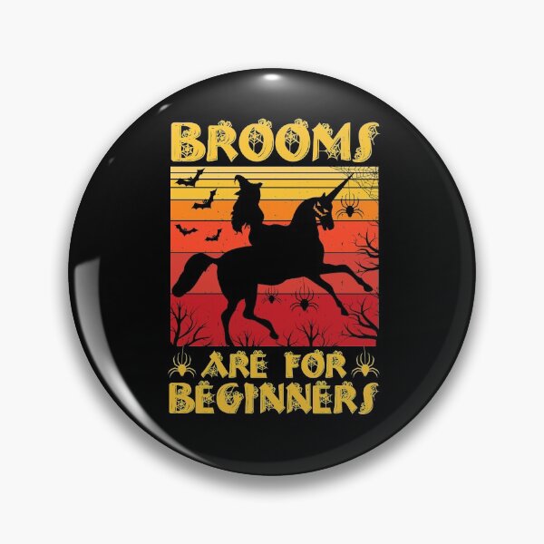 Item preview, Brooms Are For Beginners Horse Funny Halloween Witch  designed and sold by issambak.