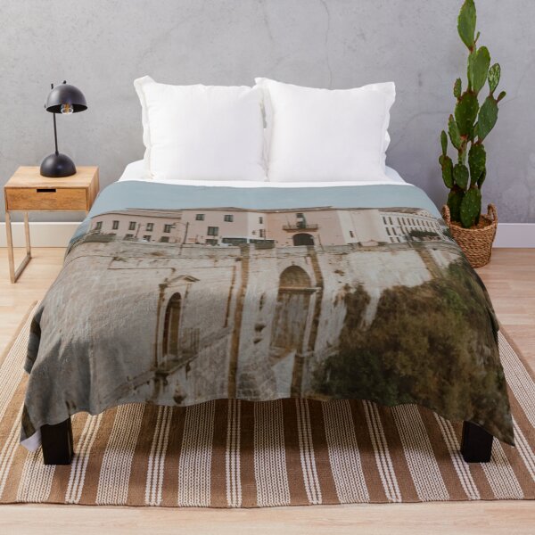 Item preview, Bridge of Puente Nuevo - City of Ronda - Spain Travel Print designed and sold by Emilia Oxelheim.