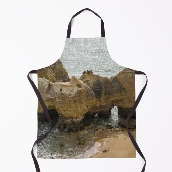 Item preview, Colorful Gnarled Sea Stacks and Arches from Above designed and sold by Georgia Mizuleva.