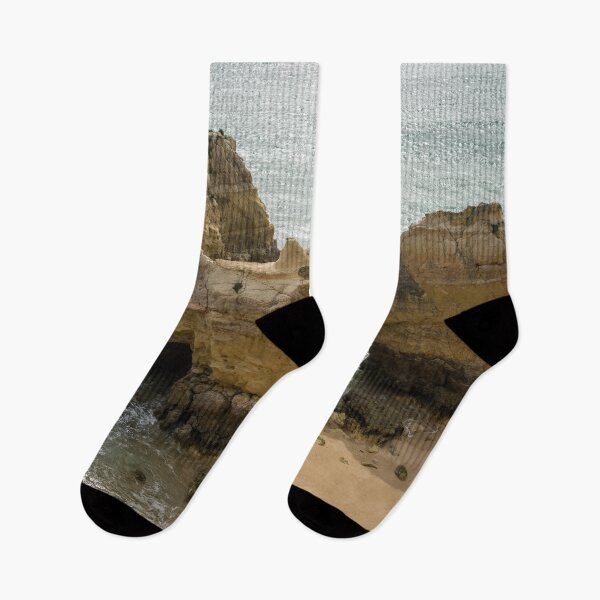 Item preview, Colorful Gnarled Sea Stacks and Arches from Above designed and sold by Georgia Mizuleva.