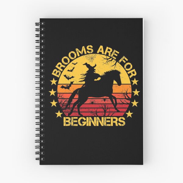 Item preview, Brooms Are For Beginners Horse Funny Halloween Witch  designed and sold by issambak.