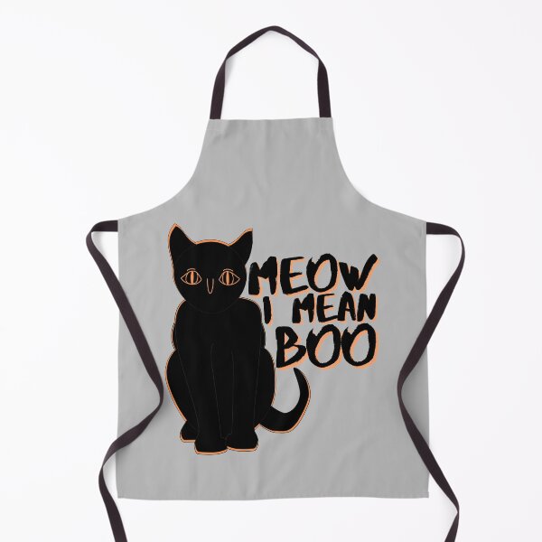 Item preview, Meow I Mean Boo Halloween Funny Cat designed and sold by Onewivnacher.
