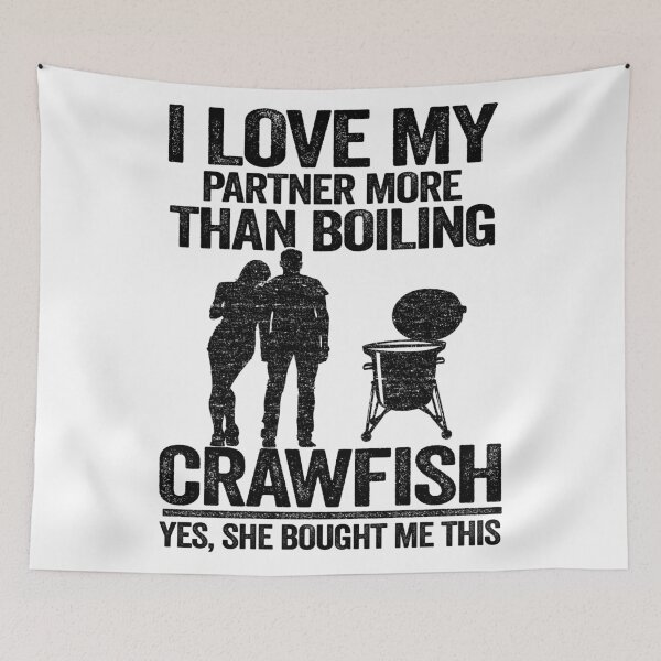 Item preview, I Love My Partner More Than Boiling Crawfish Funny Crawfish designed and sold by Stronzi.