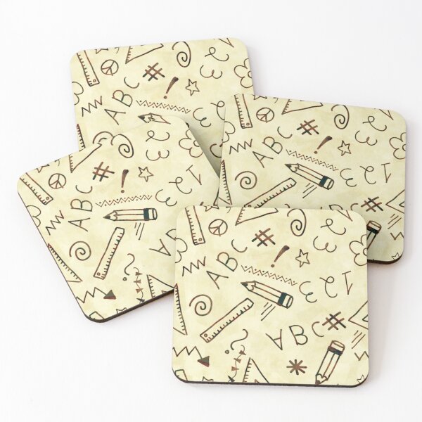 Item preview, Back to school math background science research notebook2 designed and sold by AnadAA.
