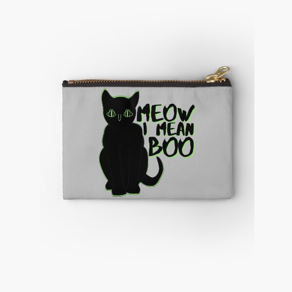 Item preview, Meow I Mean Boo Halloween Funny Cat designed and sold by Onewivnacher.