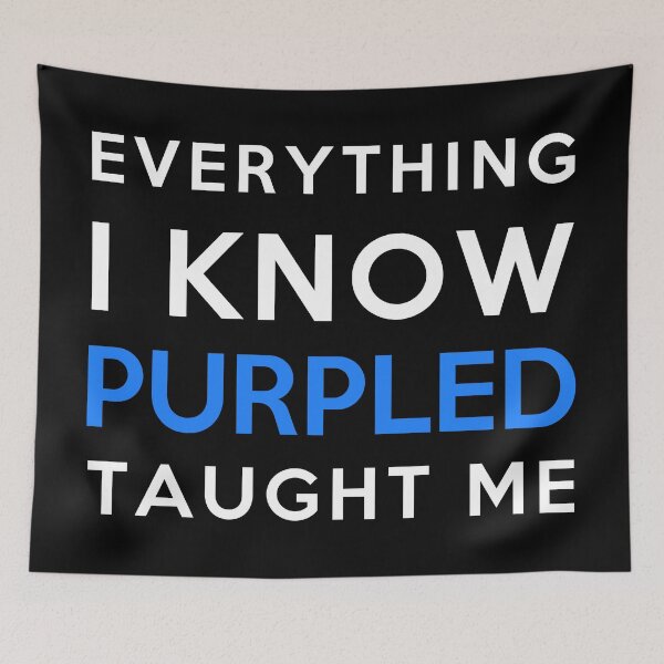 Item preview, Everything i know - Purpled designed and sold by 2Girls1Shirt.