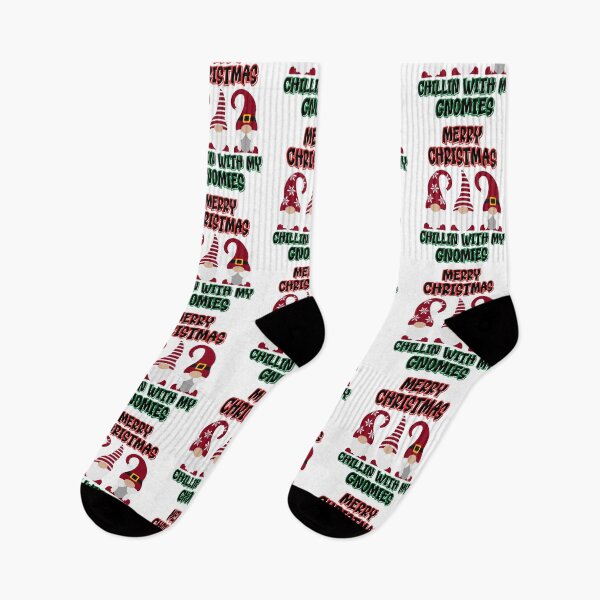 Item preview, MERRY CHRISTMAS, CHILLIN WITH MY GNOMIES, GNOMIE MEME, MERRY GNOMIES, designed and sold by R B Chrystal.