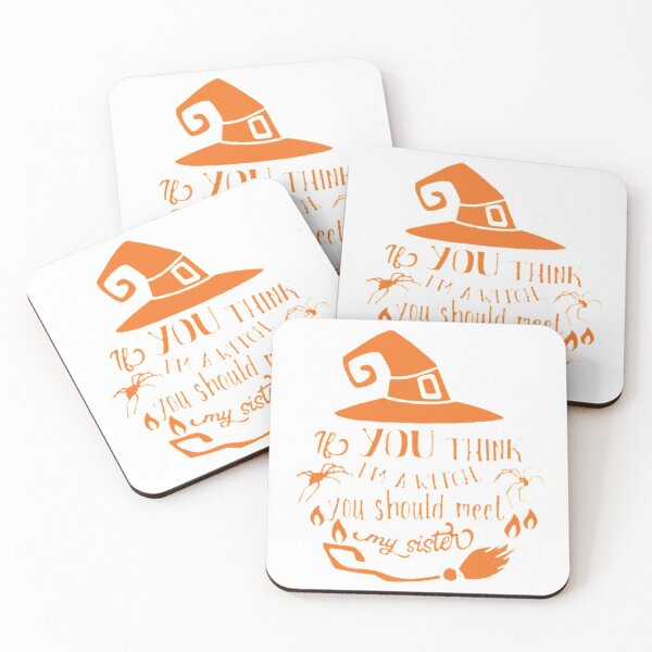 Item preview, If You Think I'm A Witch You Should Meet My Sister designed and sold by StoreRahhal.
