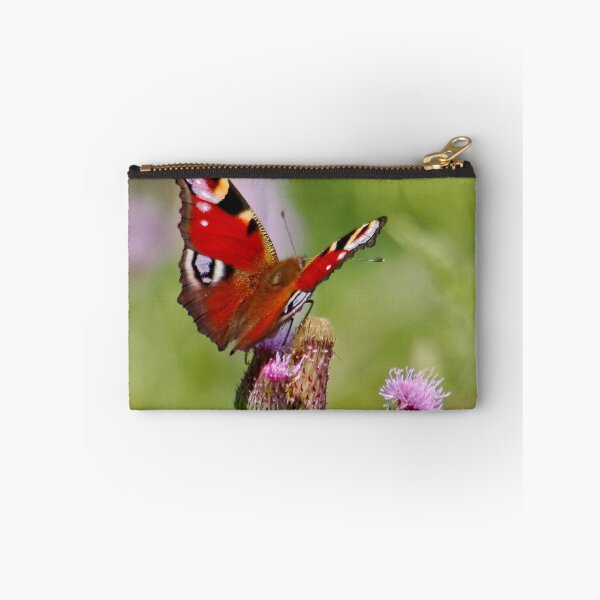Item preview, Peacock Butterfly on Thistles designed and sold by AnnDixon.