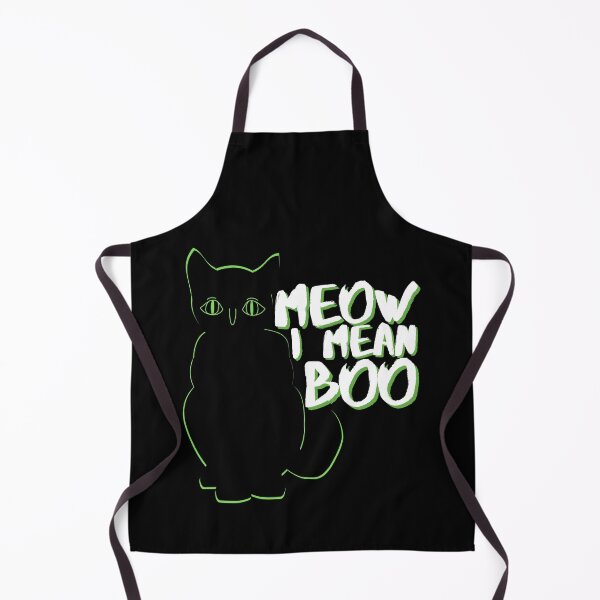 Item preview, Meow I Mean Boo Halloween Funny Cat designed and sold by Onewivnacher.