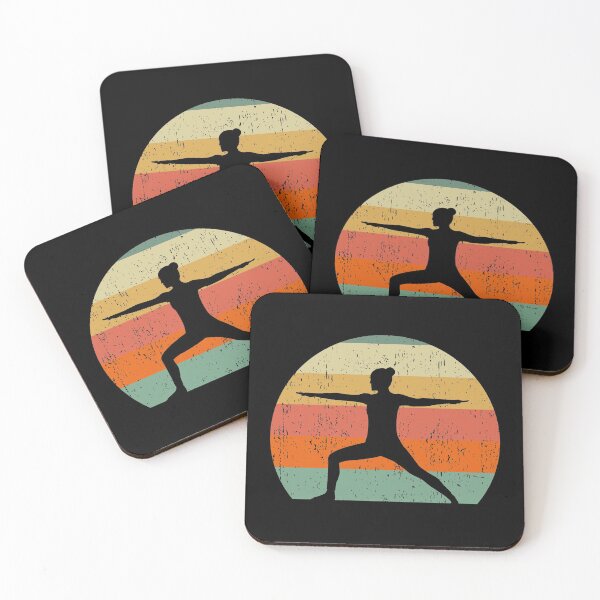 Item preview, Yoga Warrior Pose at Sunset designed and sold by Epic Love Designs.
