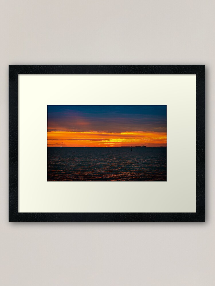 Alternate view of Golden Sunset Framed Art Print