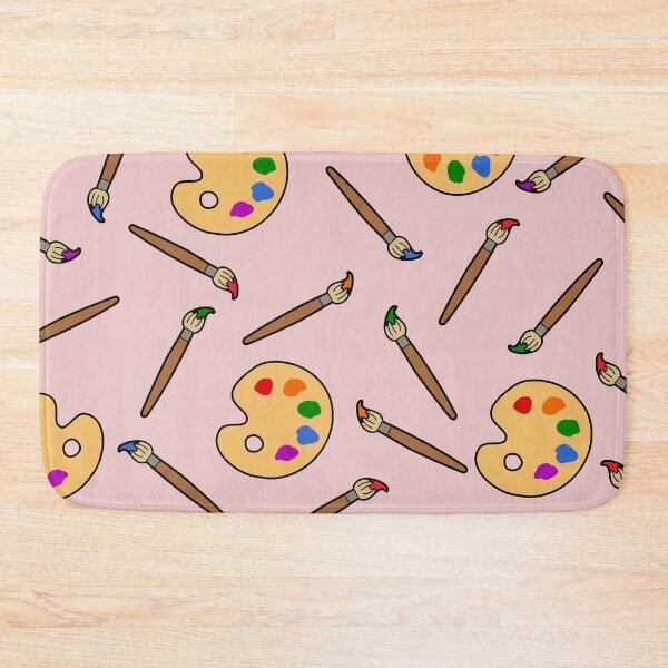 Item preview, Paintbrush and palette pattern designed and sold by Cathal O'Toole.