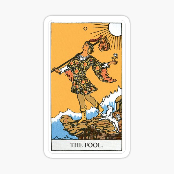 The Fool Tarot Sticker - Becca