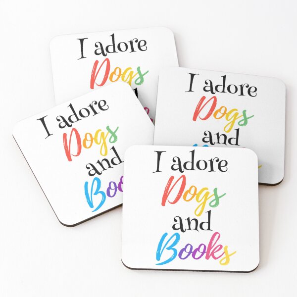 Item preview, I Adore Dogs and Books designed and sold by SerenaBliss.