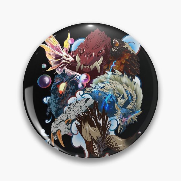 Item preview, Monster Hunter collage  designed and sold by Fantasyhaze.